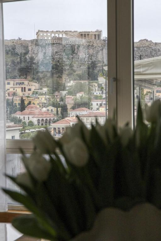 Sunny Luxury Loft,Stunning Acropolis View, Jacuzzi Lägenhet Aten Exteriör bild