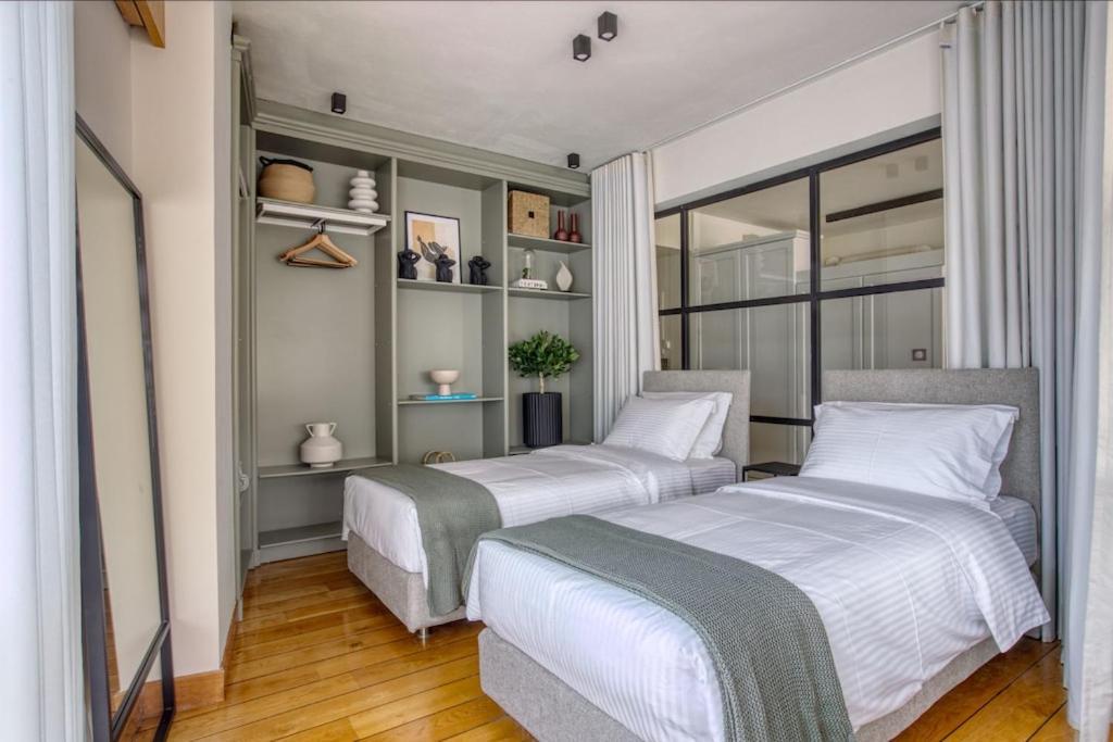 Sunny Luxury Loft,Stunning Acropolis View, Jacuzzi Lägenhet Aten Exteriör bild