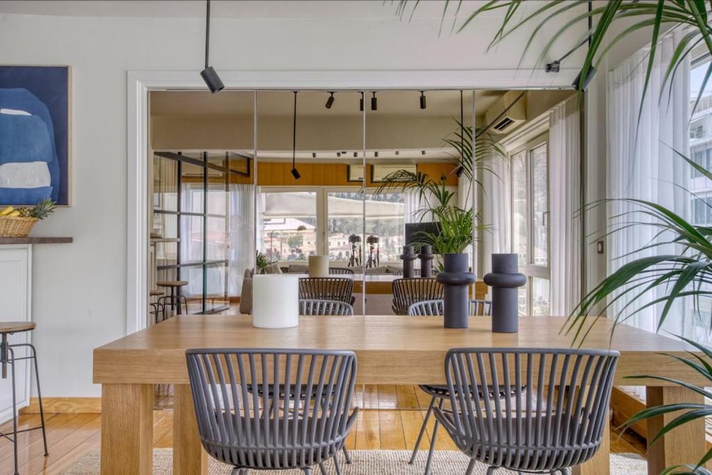 Sunny Luxury Loft,Stunning Acropolis View, Jacuzzi Lägenhet Aten Exteriör bild